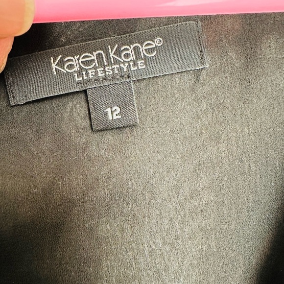 NWOT KarenKane lifestyle 100%silk tank top size 12 - Picture 7 of 8